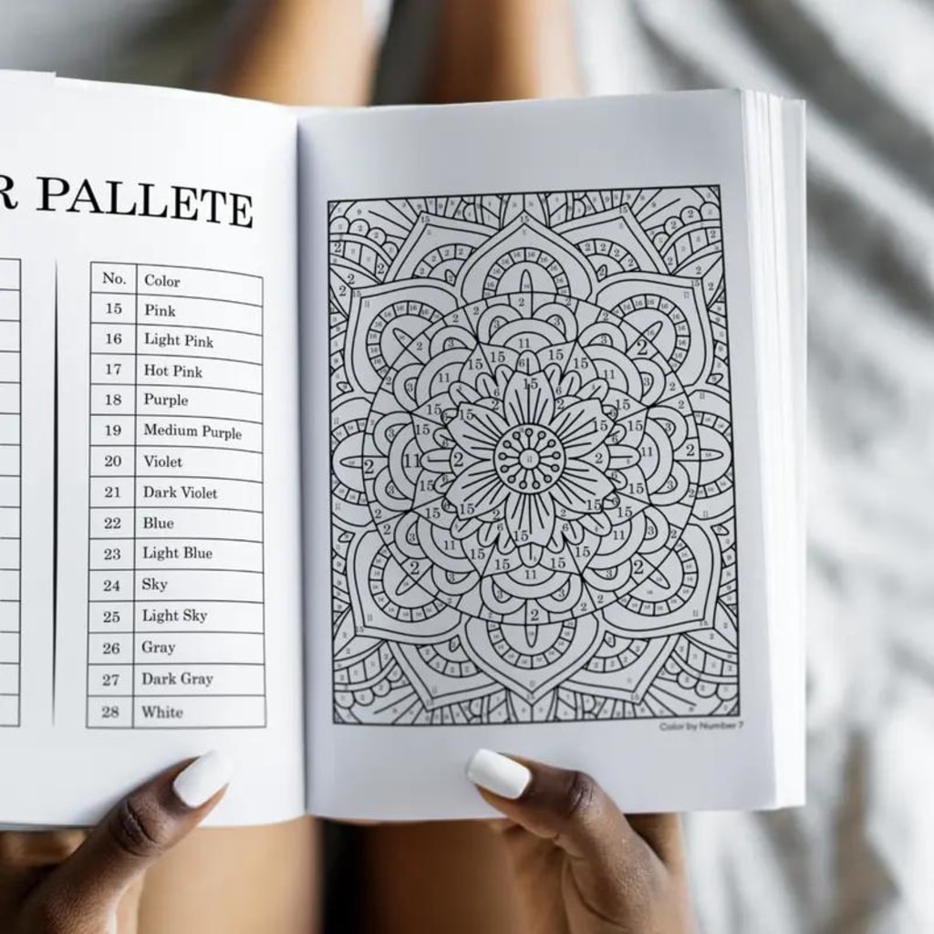 Color By Number For Adults